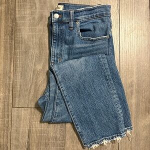 Madewell pants size 28 high-rise Blue Denim ankle Jeans women’s